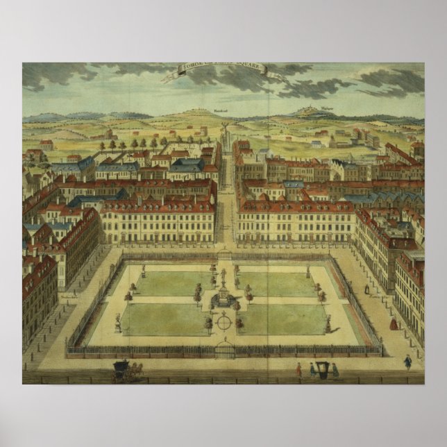 Affiches Soho ou King's Square, pour 'Stow's Survey of Lond (Devant)