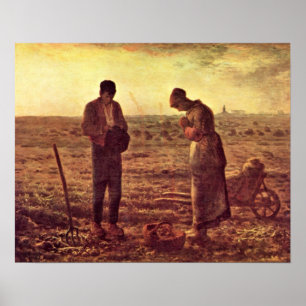 Affiches Soirée de prière de Jean-François Millet