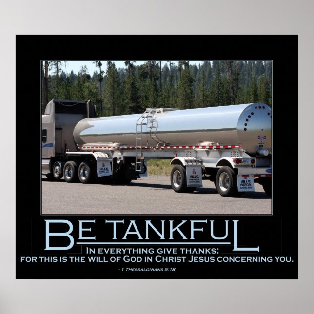Affiches Sois Tankful (Devant)