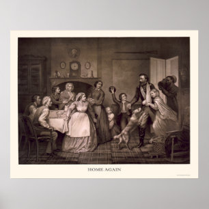 Affiches Soldat de guerre civile étant souhaité la