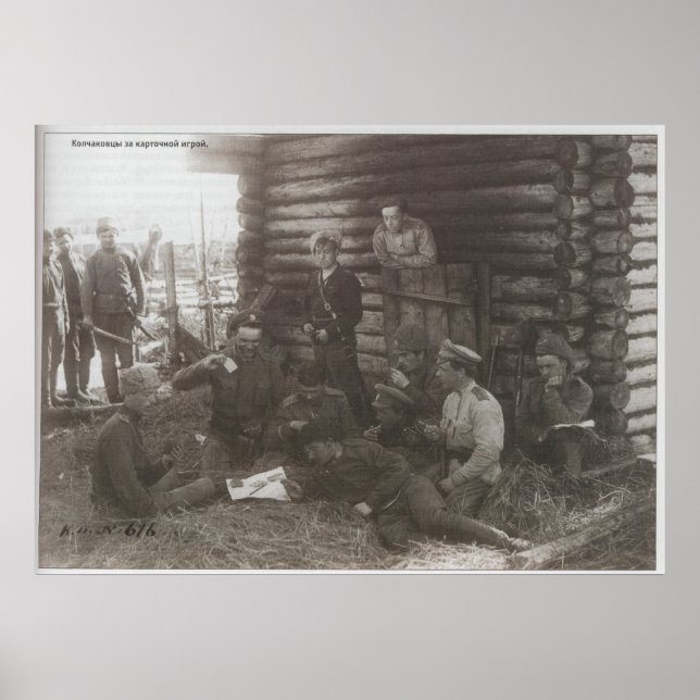 Affiches Soldats de l'armée blanche de Kolchak (Devant)