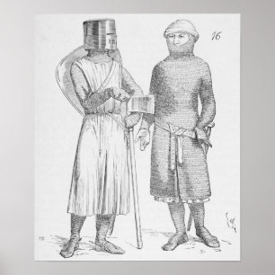 Affiches Soldats médiévaux