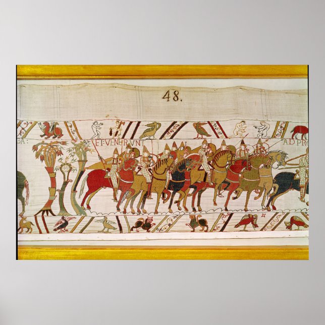 Affiches Soldats quittant Hastings pour se battre avec (Devant)