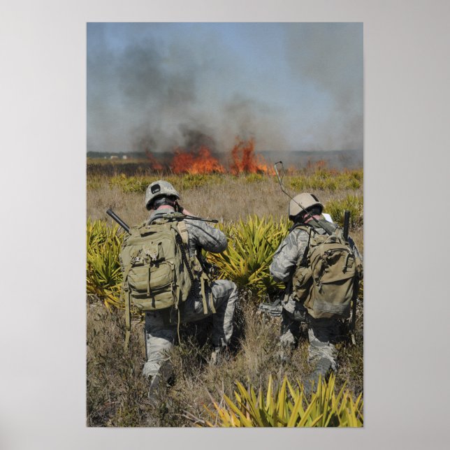 Affiches Soldiers call in information (Devant)