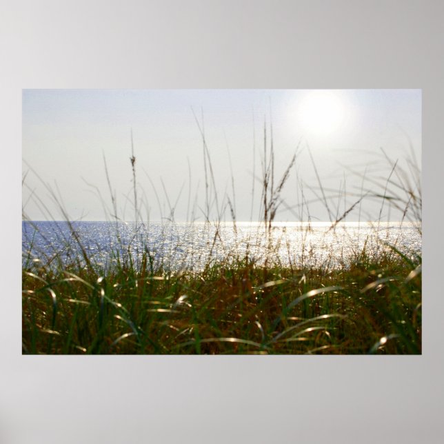 Affiches Soleil au-dessus de l'océan Atlantique (Devant)