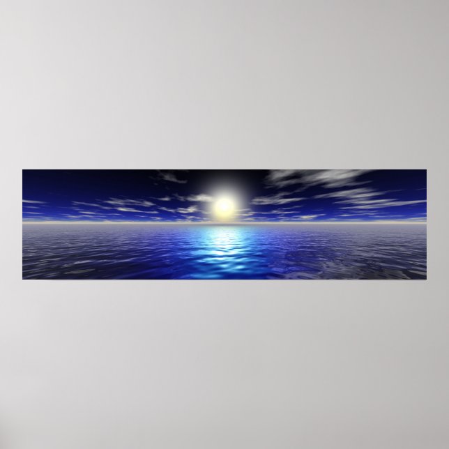 Affiches Soleil bleu (Devant)