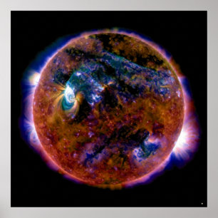 Affiches Soleil dans le spectre magnétique