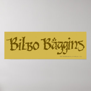 Affiches Solide de BILBO BAGGINS™