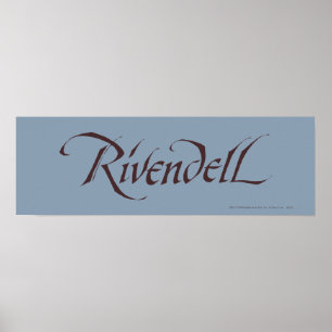 Affiches Solide nommé de Rivendell