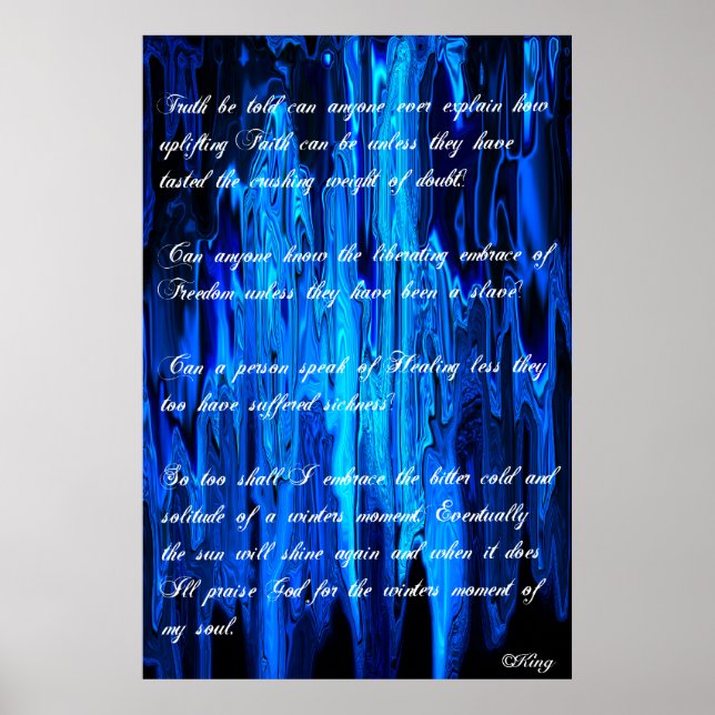 Affiches Solitude - Le moment de l'âme d'un hiver©King09 (Devant)