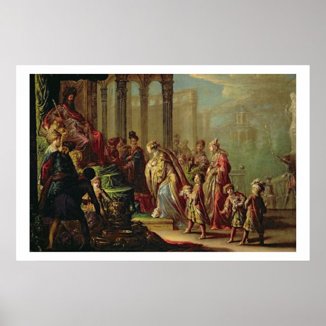 Affiches Solomon and the Queen of Sheba, ou Esther before A (Devant)