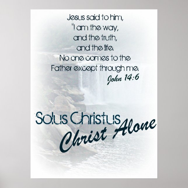 Affiches Solus Christus/ Christ seul (Devant)