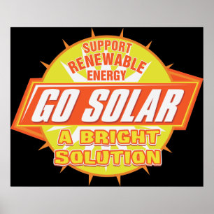 Affiches Solution énergétique solaire
