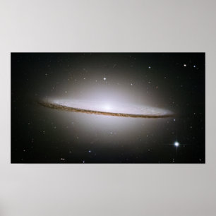 Affiches Sombrero Galaxy (télescope Hubble)
