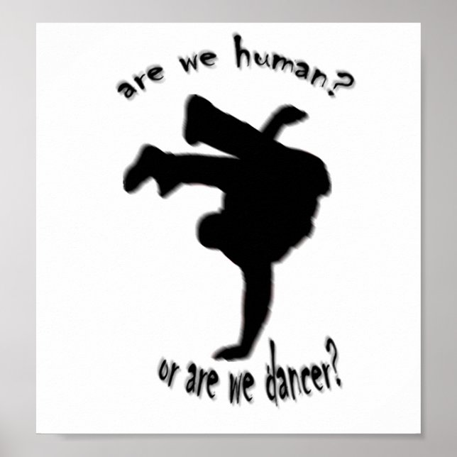 Affiches sommes-nous humains ? ou dansons-nous ? (Devant)