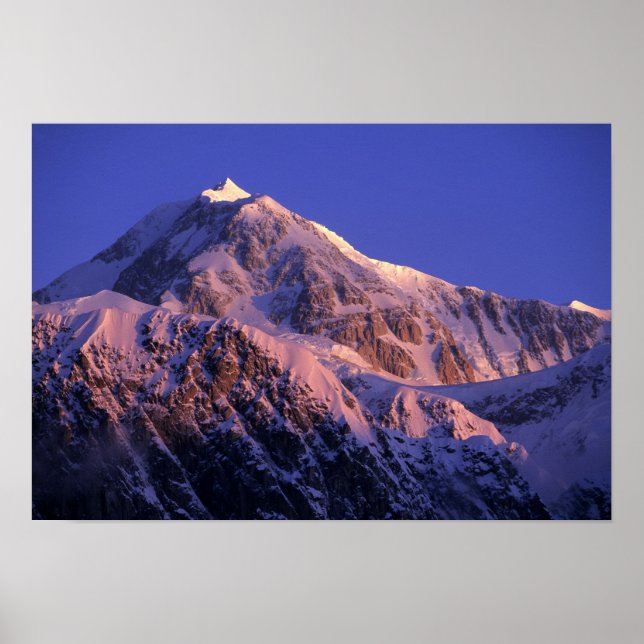 Affiches Sommet du pic Denali Mt. McKinley) à (Devant)