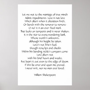 Affiches Sonnet 116