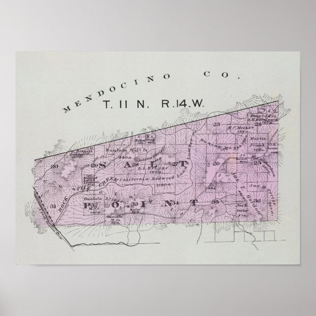 Affiches Sonoma County, California 36 (Devant)