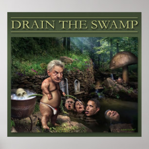 Affiches Soros Dans L'Affiche Secrète Du Jardin