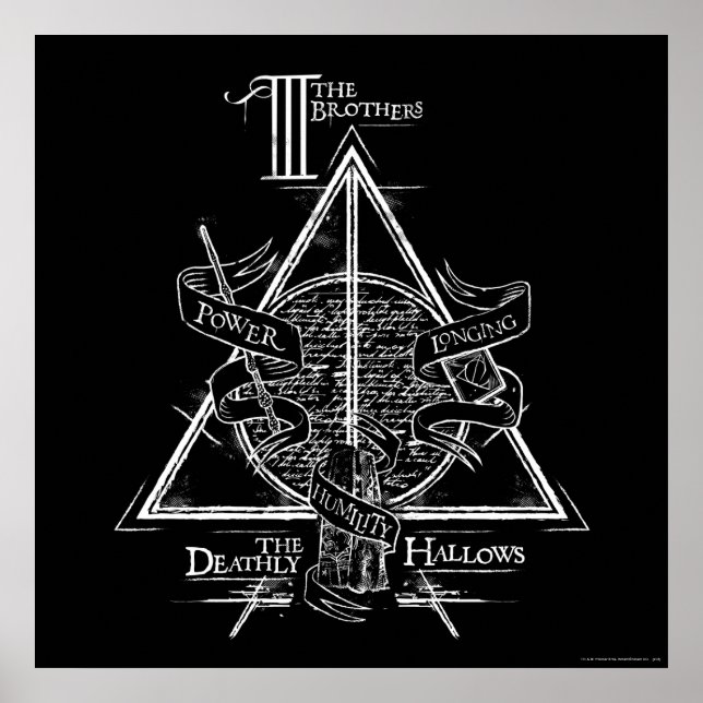 Affiches Sort Harry Potter | RELIQUES DE LA MORT Graphique (Devant)