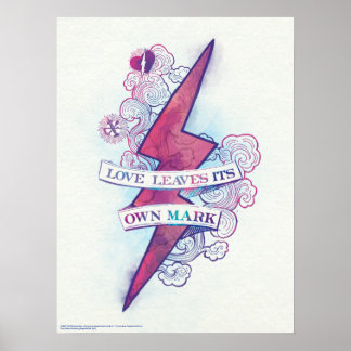 Affiches Sortilège Harry Potter | L'amour laisse sa marque