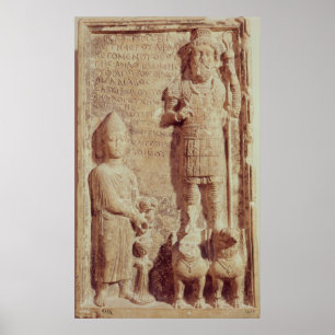 Affiches Soulagement dépeignant Aphlad, un dieu de village