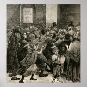 Affiches Soulagement des chômeurs à Londres