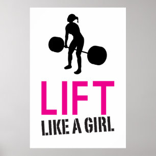Affiches Soulevez comme une fille - inspiration