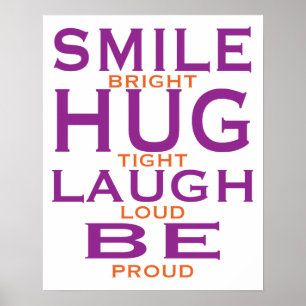 Affiches Souriez Lumineux, Serrez-Vous Serré, Riez Fort, So