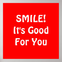 SOURIRE ! C'est bon pour toi. Red.