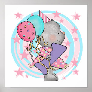 Affiches Souris 1er anniversaire T-shirts et cadeaux