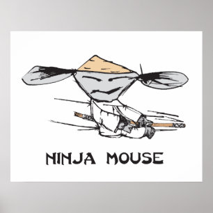 Affiches Souris Ninja