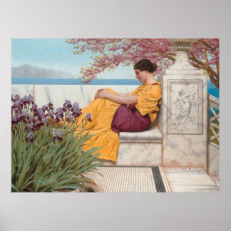 Affiches Sous la fleur qui s'accroche à la toux