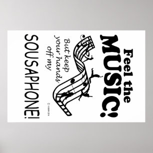 Affiches Sousaphone Sent La Musique
