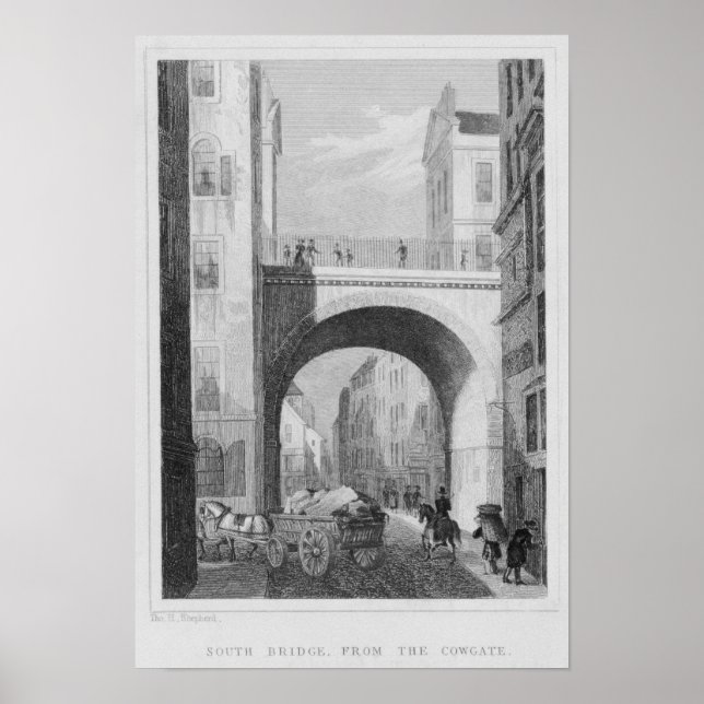 Affiches South Bridge de la Cowgate (Devant)