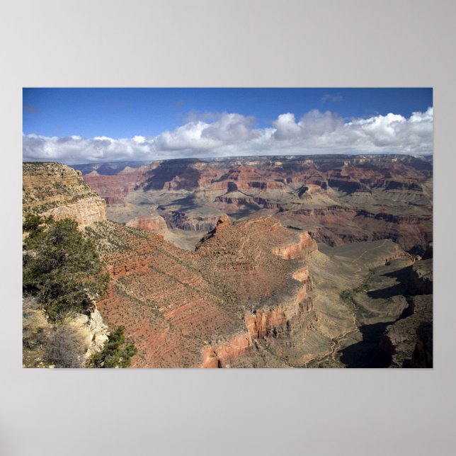 Affiches South Rim vue sur le Grand Canyon, Arizona, (Devant)