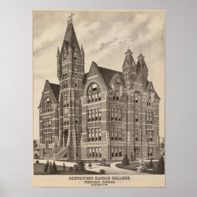 Affiches South West Kansas College, Winfield, Kansas (Devant)