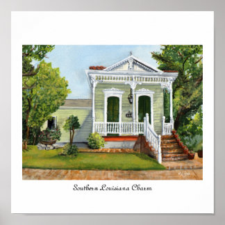 Affiches Southern Louisiana Charm