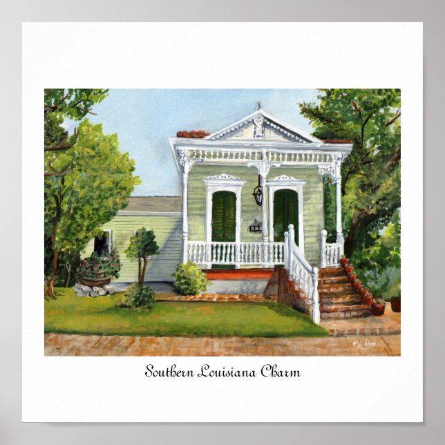 Affiches Southern Louisiana Charm (Devant)