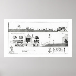 Affiches Southport : Section et détails de la terrasse supé