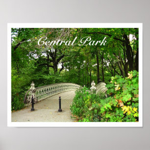 Affiches Southwest Réservoir Bridge Central Park, NYC