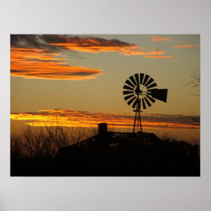 Affiches southwestern sunset
