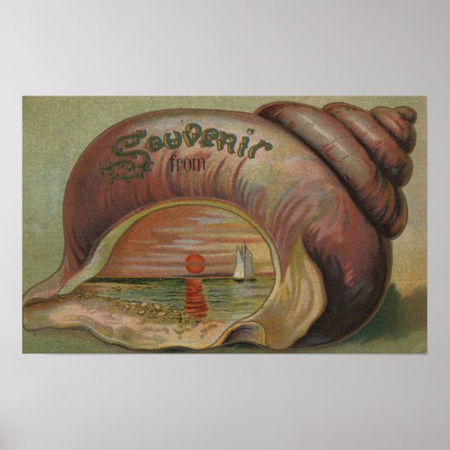 Affiches Souvenir De #4 - N'Importe Quelle Ville, État (Devant)