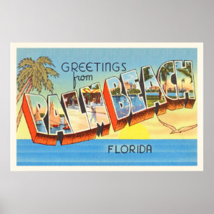 Affiches Souvenir de Vintage voyage de la Floride FL de