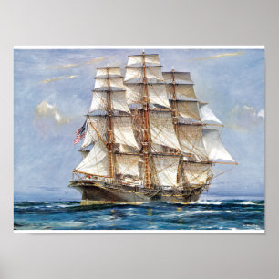 Affiches Sovereign américain de tondeuse des mers
