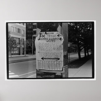 Affiches Soyez Génial, Die Essayer