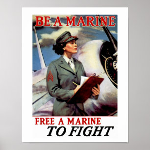 Affiches Soyez une marine - libérez une marine pour