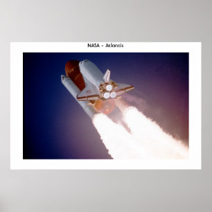 Affiches Space shuttle Atlantis