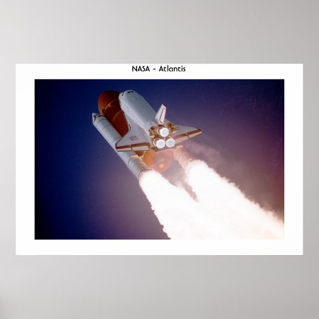 Affiches Space shuttle Atlantis (Devant)