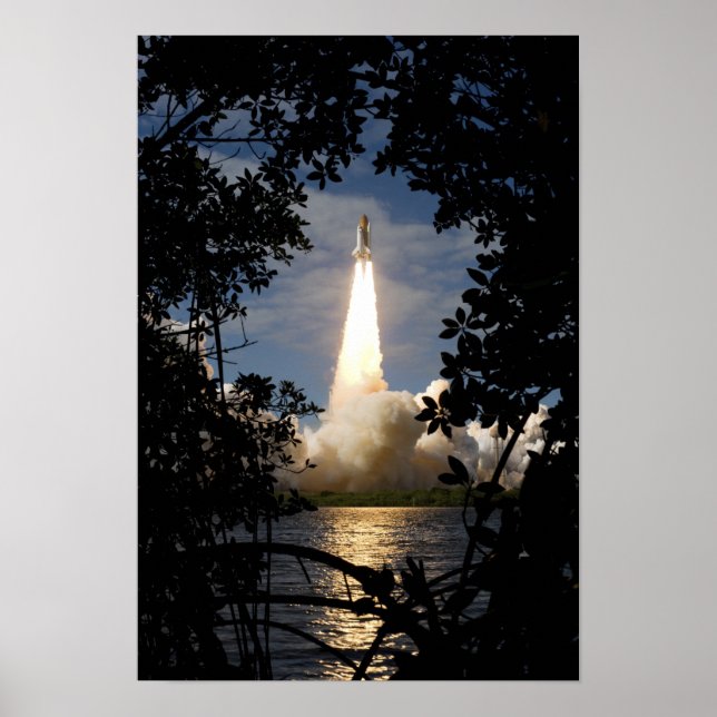 Affiches Space Shuttle Atlantis se lève sur 12 (Devant)